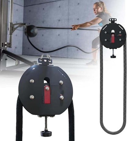 Endless Rope Trainer, Pulley Cable Machine System, Adjustable Resistance 3-30kg (6.6-66lb), Full Body Workout Tool, Pull Rope Fitness Training for Grip, Arms, Body Coordination