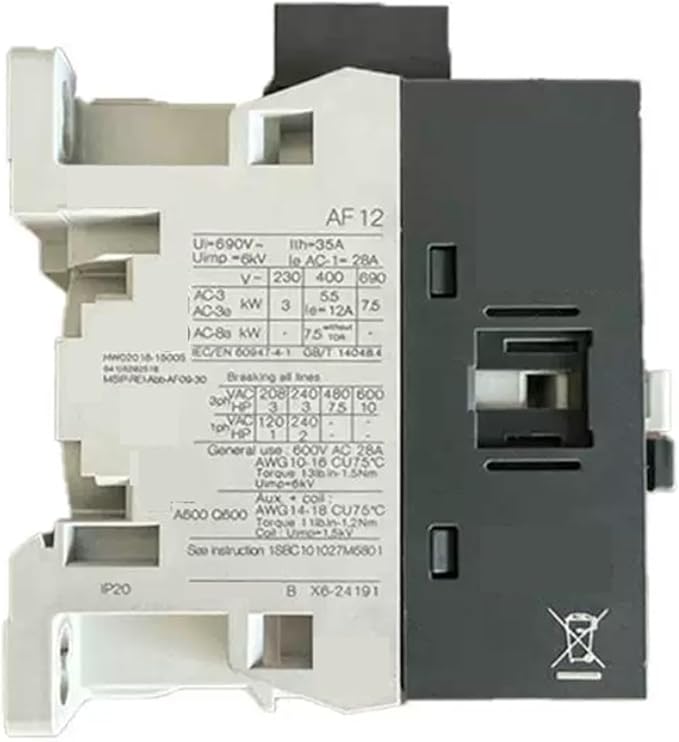 AF Series 3P DC Coil Contactor ,20-60V DC AF09 AF12 AF16 AF26-30-10/01/00-11(AF12-30-01-11)