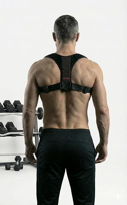 FLEXIOR Posture Corrector for Women and Men, Adjustable Back braces for Upper & Mid Spine Support, Comfortable Back Straightener posture corrector for Back with Carry Bag