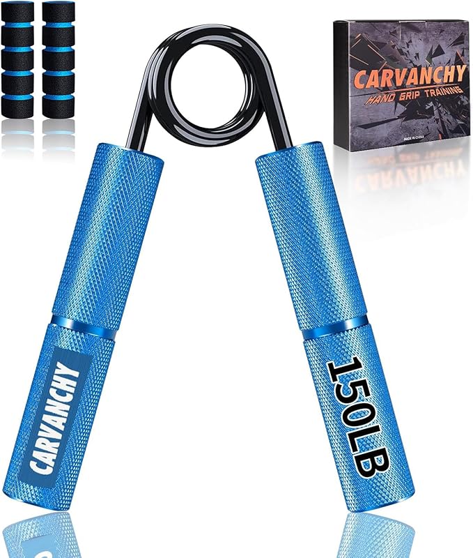 Grip Strength Trainer Set, 50-350LB, Wrist Forearm Strengthener, Metal No Slip, Hand Grip Gripper Strengthener for Strength Training and Exercise, Hand Workout Squeezer Grip Strength