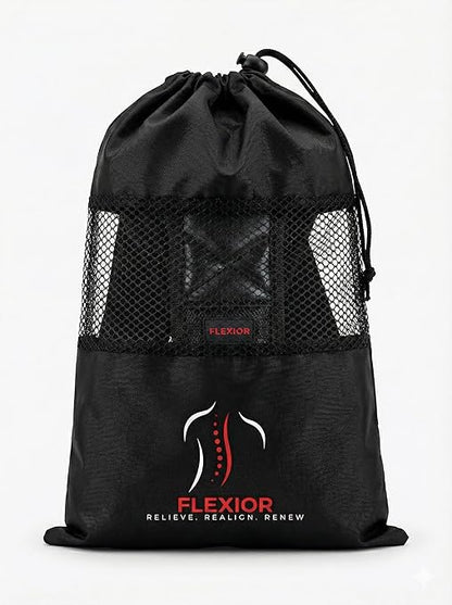 FLEXIOR Posture Corrector for Women and Men, Adjustable Back braces for Upper & Mid Spine Support, Comfortable Back Straightener posture corrector for Back with Carry Bag